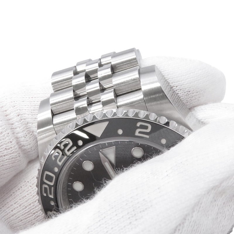 ロレックス GMTマスター2 デイト ランダムシリアル ルーレット 126710BLNR ROLEX 腕時計 黒文字盤
