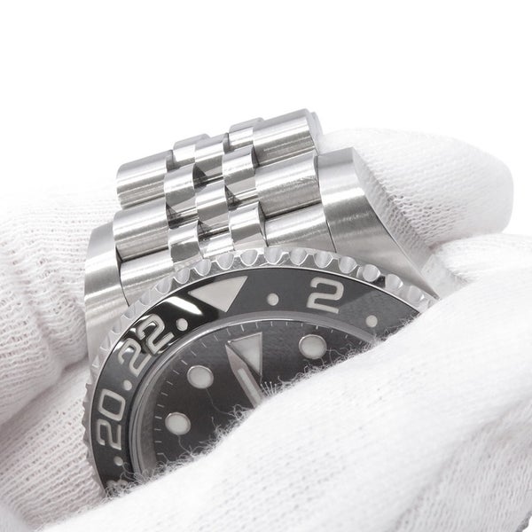 ロレックス GMTマスター2 デイト ランダムシリアル ルーレット 126710BLNR ROLEX 腕時計 黒文字盤