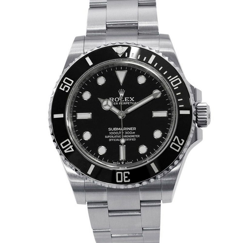 ロレックス サブマリーナ ノンデイト ランダムシリアル ルーレット 124060 ROLEX 腕時計 ウォッチ 黒文字盤