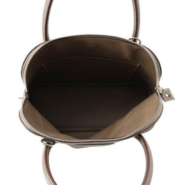 エルメス ハンドバッグ ボリード31 エトゥープ/シルバー金具 トリヨンクレマンス C刻印 2wayショルダー