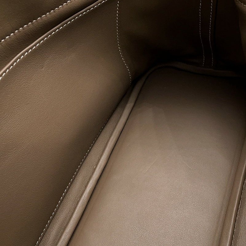 エルメス ハンドバッグ ボリード31 エトゥープ/シルバー金具 トリヨンクレマンス C刻印 2wayショルダー