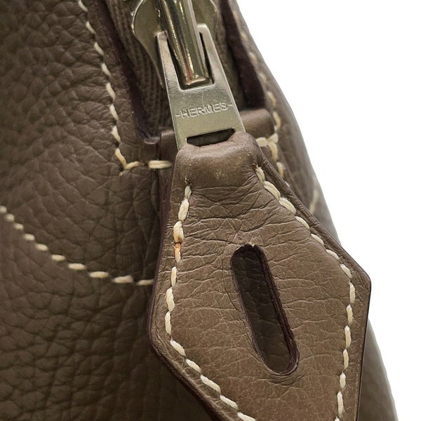 エルメス ハンドバッグ ボリード31 エトゥープ/シルバー金具 トリヨンクレマンス C刻印 2wayショルダー