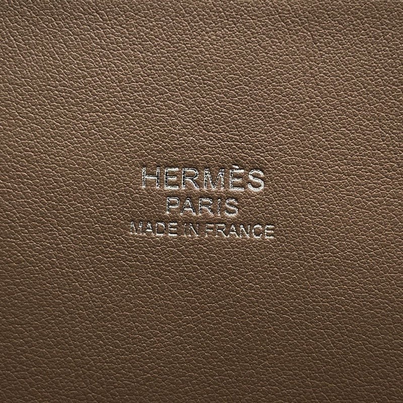 エルメス ハンドバッグ ボリード31 エトゥープ/シルバー金具 トリヨンクレマンス C刻印 2wayショルダー