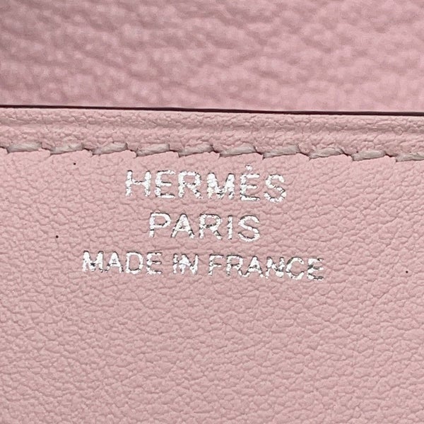 エルメス コインケース グレナン コンパクト ウォレット ローズサクラ/シルバー金具 スイフト K刻印
