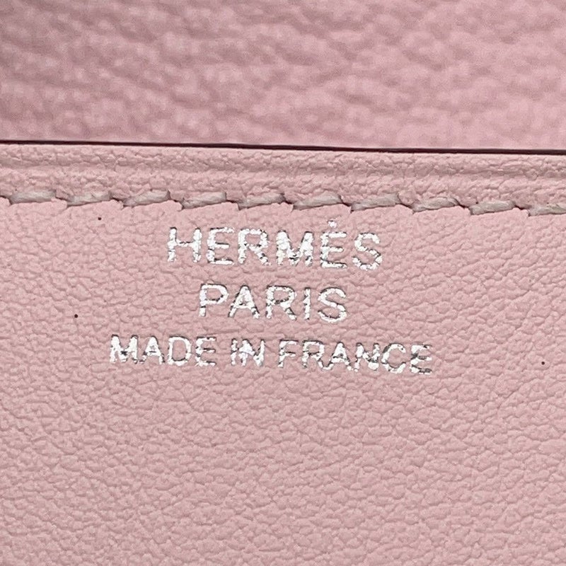 エルメス コインケース グレナン コンパクト ウォレット ローズサクラ/シルバー金具 スイフト K刻印