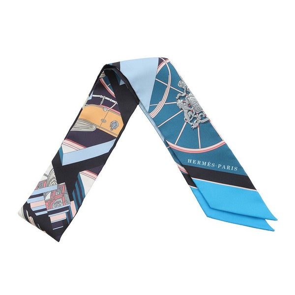 エルメス スカーフ ツイリー スプリングスプリング バーグ Springs Springs Bague HERMES シルク 2022年秋冬
