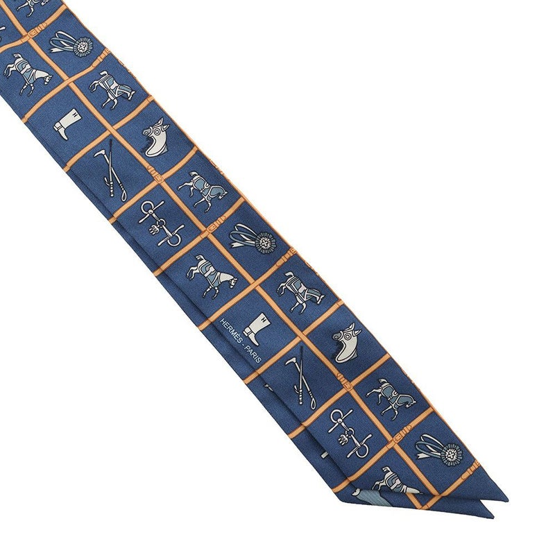 エルメス スカーフ ツイリー 馬着 Couvertures et Tenues de jour HERMES シルクツイル 2022秋冬