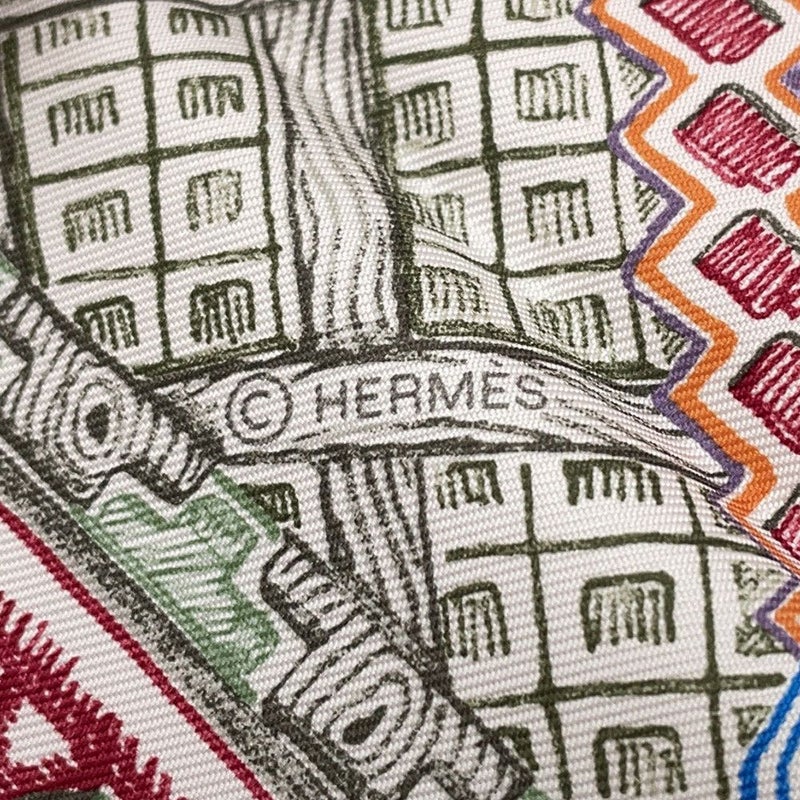 エルメス スカーフ カレ90 Super Silk Quest スーパー・シルク・クエスト HERMES シルク 2023年秋