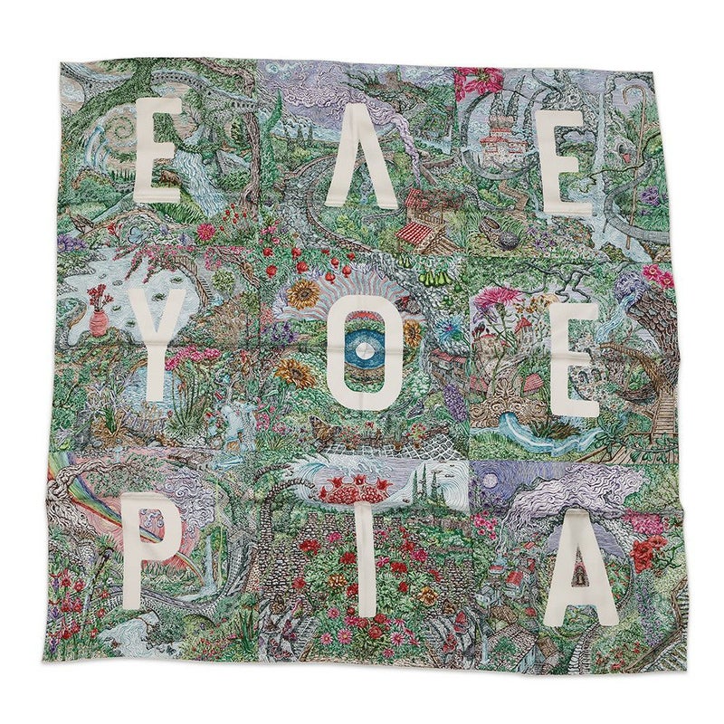 エルメス スカーフ カレ140 エレフセリア Eleftheria HERMES シルク 2023年