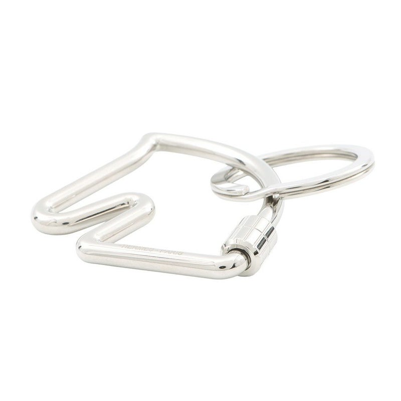 エルメス キーホルダー シュバル Cheval シルバー金具 HERMES キーリング