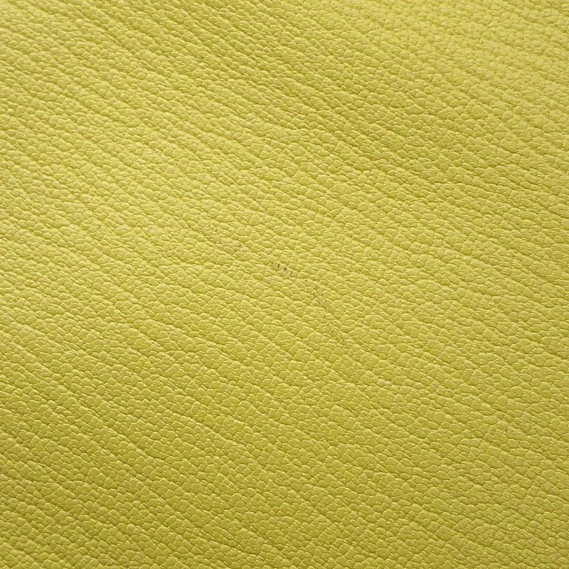 エルメス 長財布 ケリーウォレット ロング ライム/シルバー金具 シェブルミゾル X刻印 HERMES 財布 シェーブル