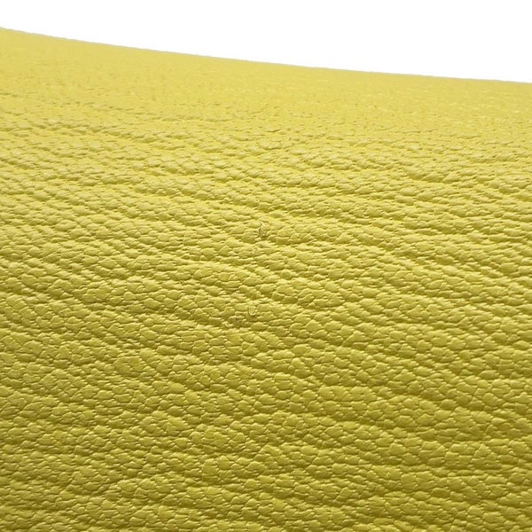 エルメス 長財布 ケリーウォレット ロング ライム/シルバー金具 シェブルミゾル X刻印 HERMES 財布 シェーブル