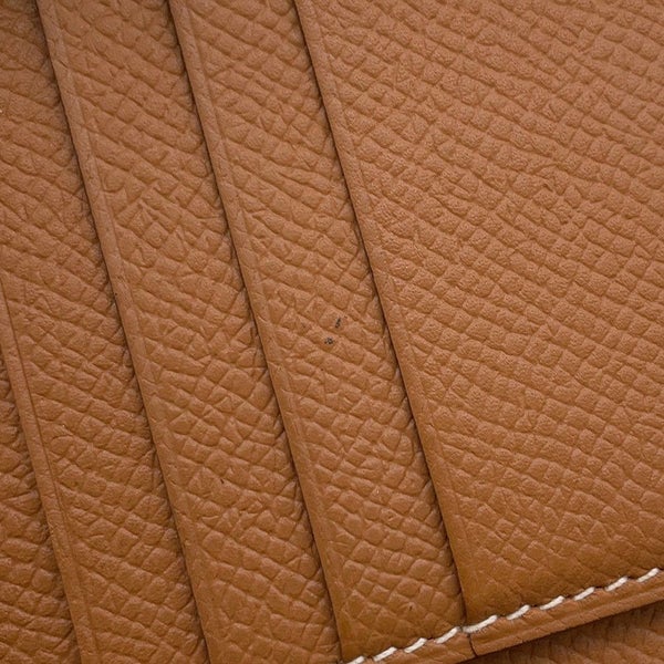 エルメス 二つ折り財布 ベアンコンパクト ゴールド/ゴールド金具 エプソン Y刻印 HERMES 財布