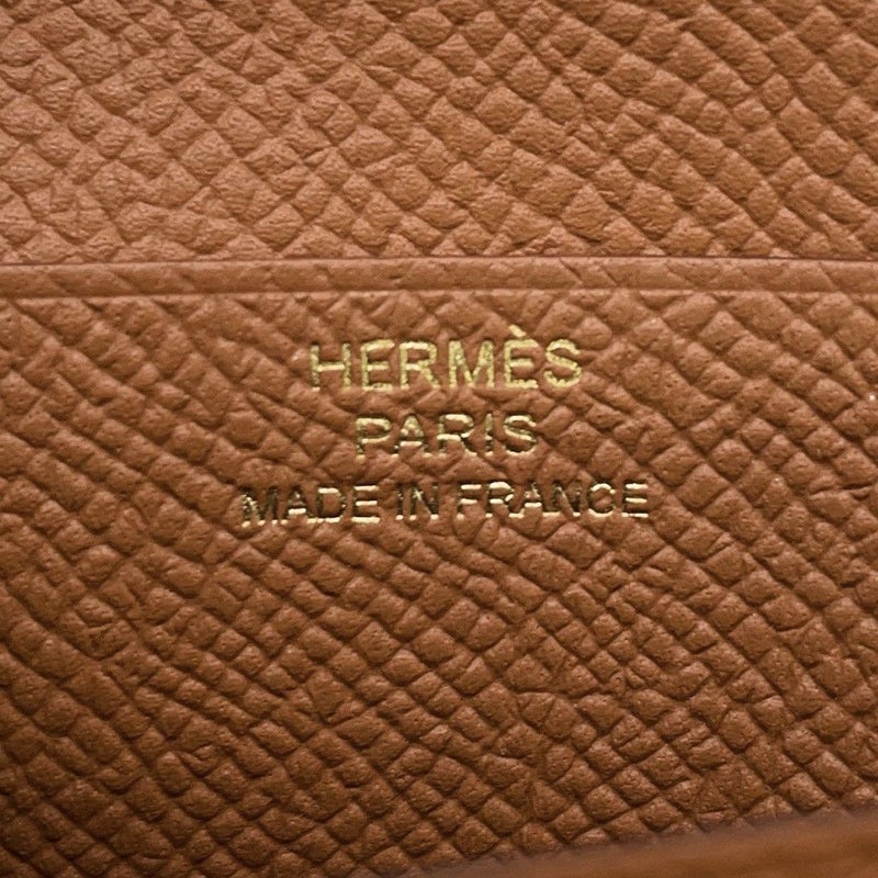 エルメス 二つ折り財布 ベアンコンパクト ゴールド/ゴールド金具 エプソン Y刻印 HERMES 財布