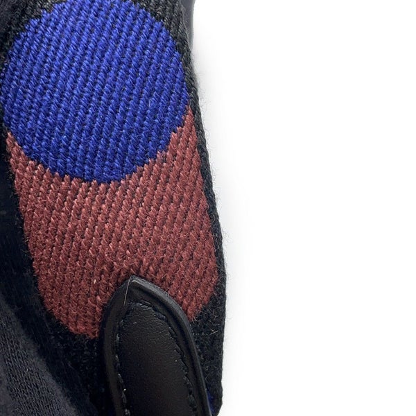 エルメス ショルダーストラップ フリッパーボール バンドリエール サングル ブルー/ブラウン/ゴールド金具 Z刻印