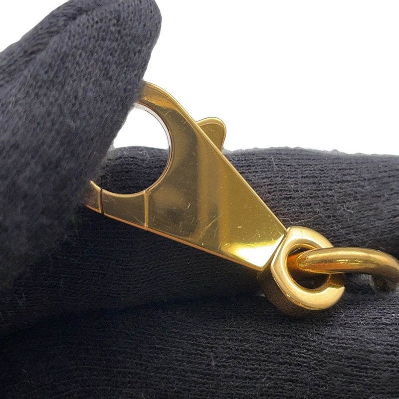 エルメス ショルダーストラップ フリッパーボール バンドリエール サングル ブルー/ブラウン/ゴールド金具 Z刻印