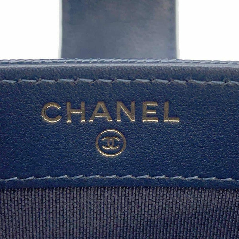 シャネル 長財布 マトラッセ ロングウォレット キャビアスキン CHANEL 財布 カードケース