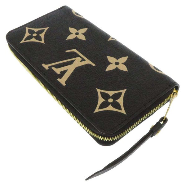 新品 ルイヴィトン 長財布 バイカラー モノグラム・アンプラント ジッピーウォレット M80481 LOUIS VUITTON 黒 ブラック