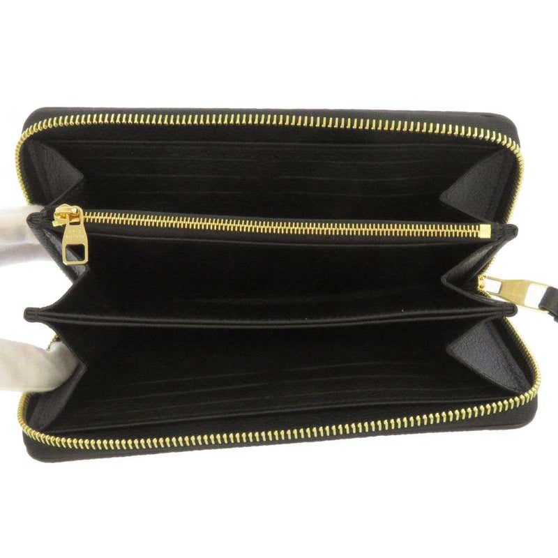 ルイヴィトン 長財布 モノグラム・アンプラント ジッピー・ウォレット M80481 LOUIS VUITTON ヴィトン 財布 ラウンドファスナー ブラック 黒