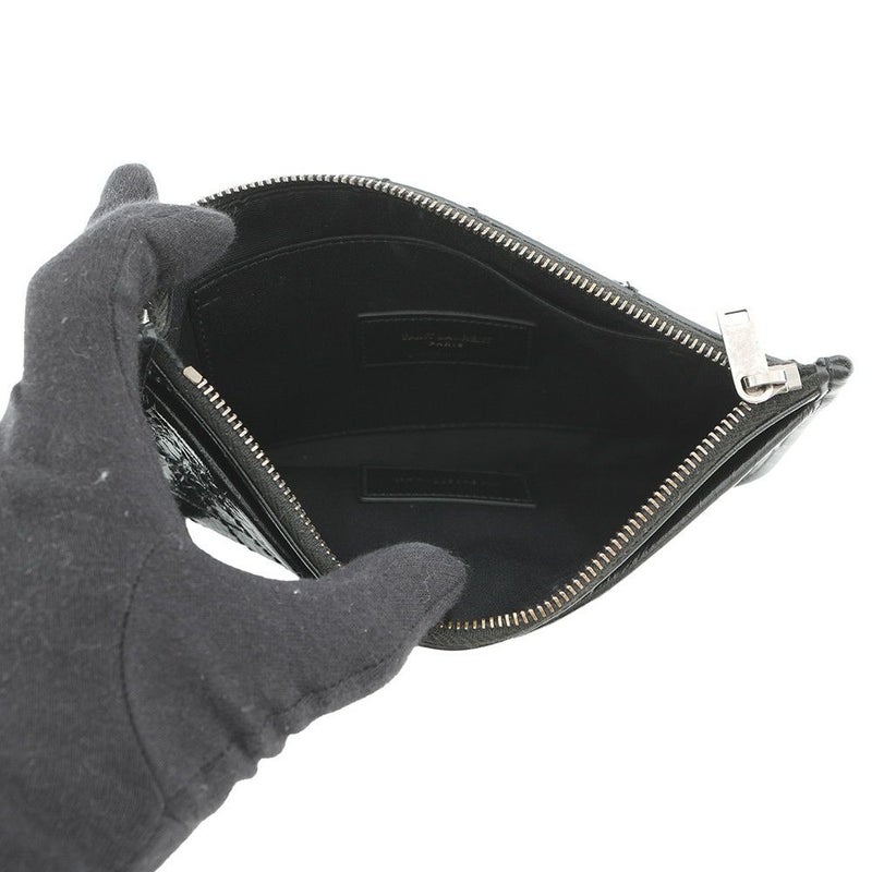 サンローランパリ ポーチ ニキ ビル レザー 583577 SAINT LAURENT PARIS 黒