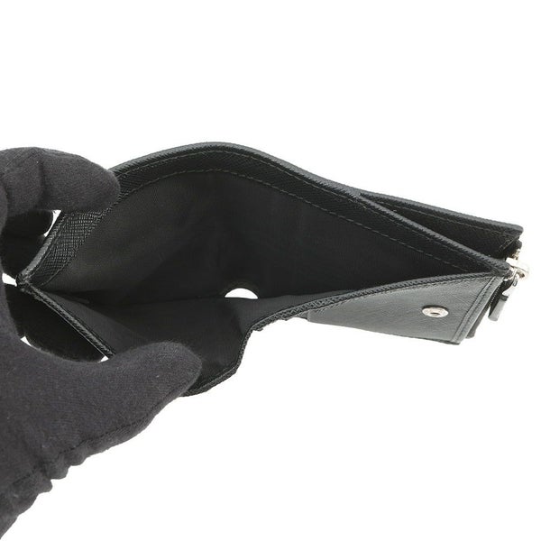 プラダ 二つ折り財布 Re-Nylon トライアングルロゴ コンパクトウォレット ナイロン 2ML049 PRADA 黒