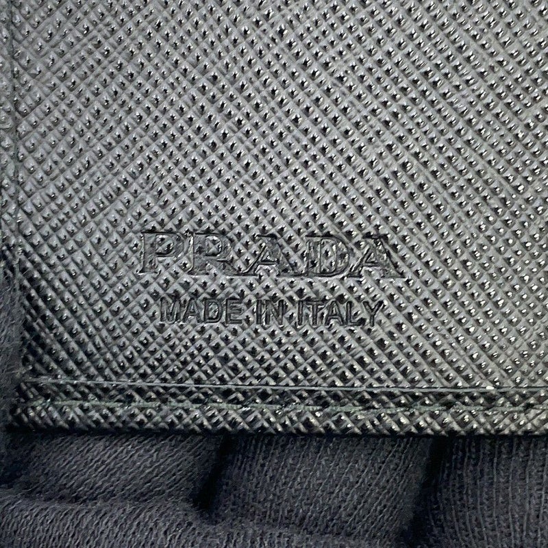 プラダ 二つ折り財布 Re-Nylon トライアングルロゴ コンパクトウォレット ナイロン 2ML049 PRADA 黒