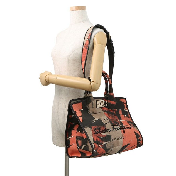 サルヴァトーレ・フェラガモ トートバッグ スタジオ ロゴ 212289 Ferragamo 2way