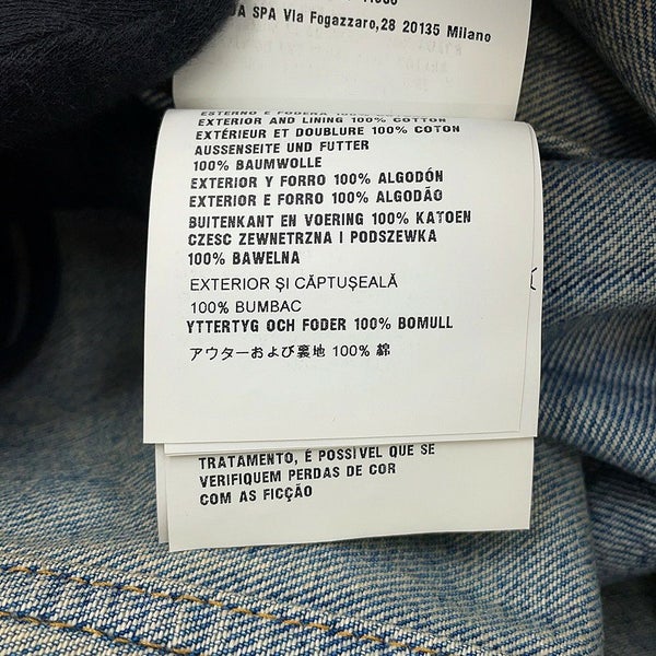 プラダ ワンピース トライアングルロゴ デニムワンピース ダメージ加工 コットン レディースサイズ36 GFA135 PRADA