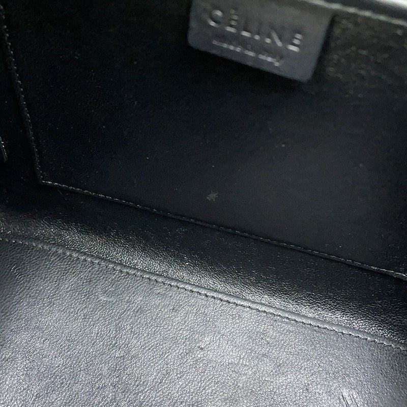 セリーヌ ハンドバッグ ラゲージ ナノショッパー リザード CELINE 2way 黒