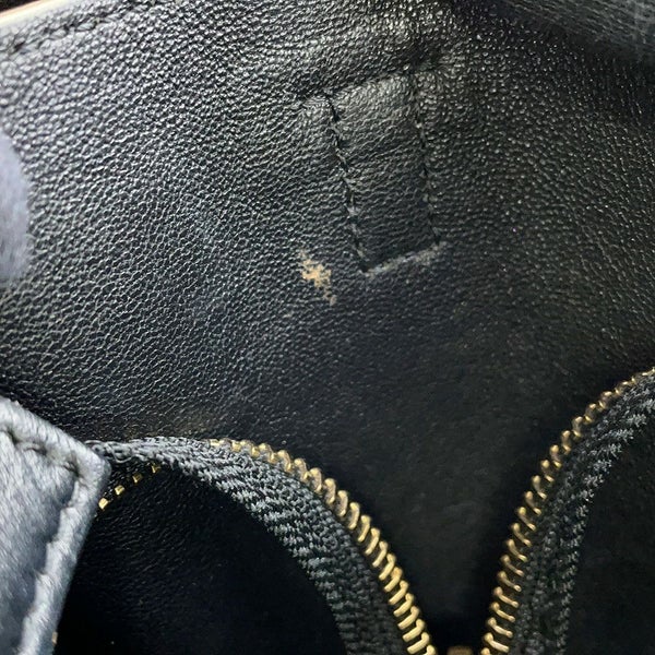 セリーヌ ハンドバッグ ラゲージ ナノショッパー リザード CELINE 2way 黒