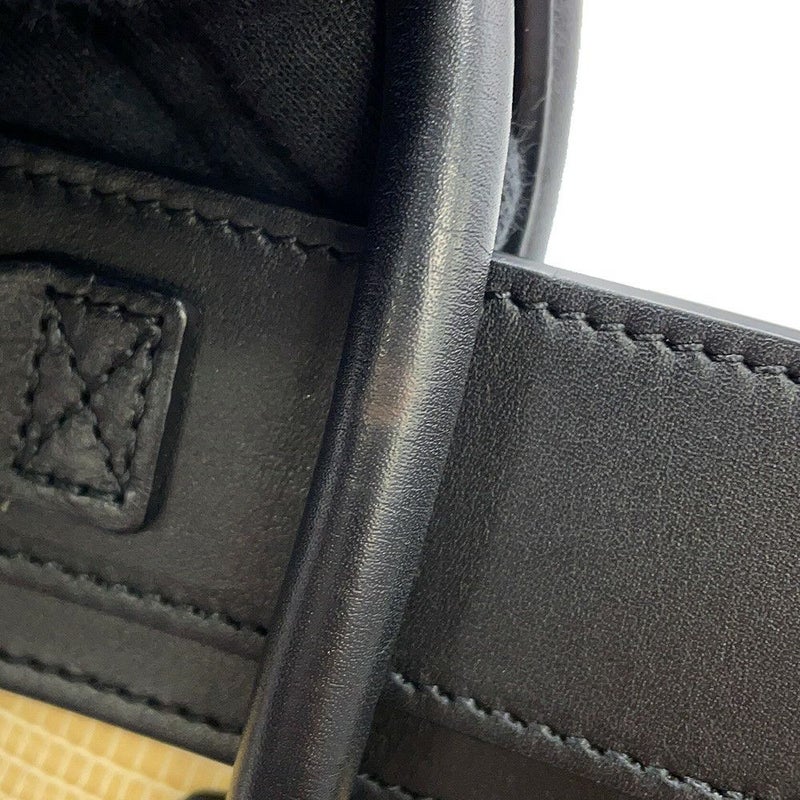 セリーヌ ハンドバッグ ラゲージ ナノショッパー リザード CELINE 2way 黒