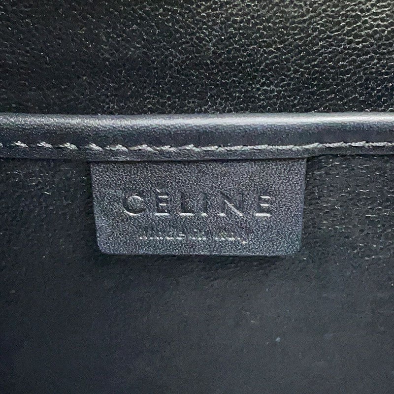 セリーヌ ハンドバッグ ラゲージ ナノショッパー リザード CELINE 2way 黒