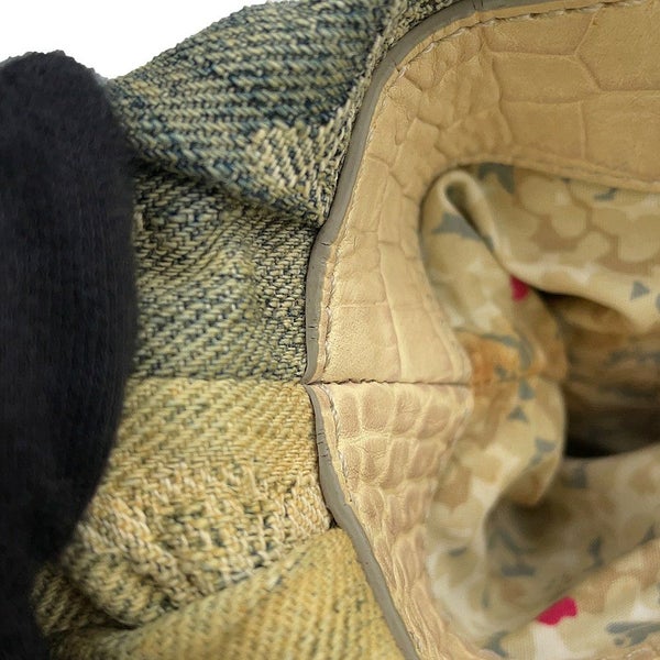 セリーヌ ハンドバッグ パリマカダム デニム CELINE 2way