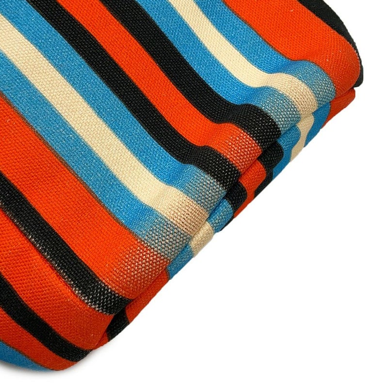 プラダ ショルダーバッグ トライアングルロゴ ストライプ キャンバス 2VH147 PRADA