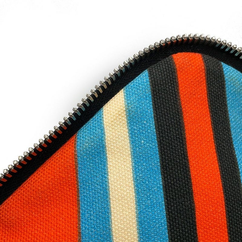 プラダ ショルダーバッグ トライアングルロゴ ストライプ キャンバス 2VH147 PRADA