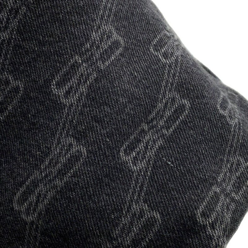 バレンシアガ ショルダーバッグ ル カゴール XS デニム 702431 BALENCIAGA 黒 ミラー付き