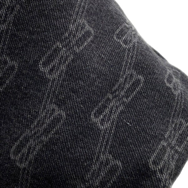 バレンシアガ ショルダーバッグ ル カゴール XS デニム 702431 BALENCIAGA 黒 ミラー付き