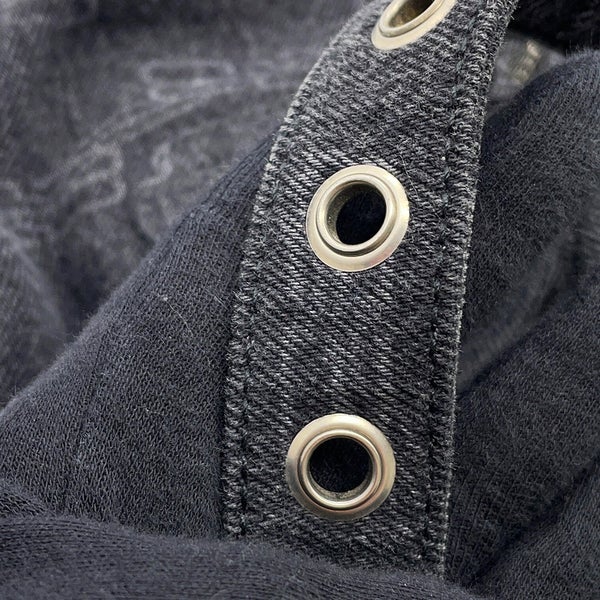 バレンシアガ ショルダーバッグ ル カゴール XS デニム 702431 BALENCIAGA 黒 ミラー付き