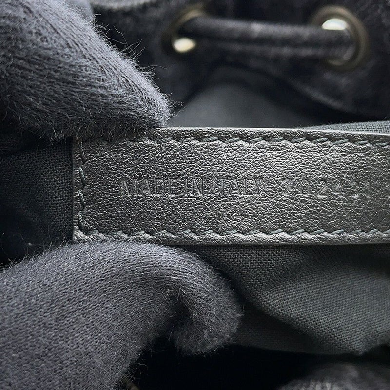 バレンシアガ ショルダーバッグ ル カゴール XS デニム 702431 BALENCIAGA 黒 ミラー付き