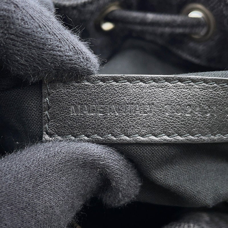 バレンシアガ ショルダーバッグ ル カゴール XS デニム 702431 BALENCIAGA 黒 ミラー付き