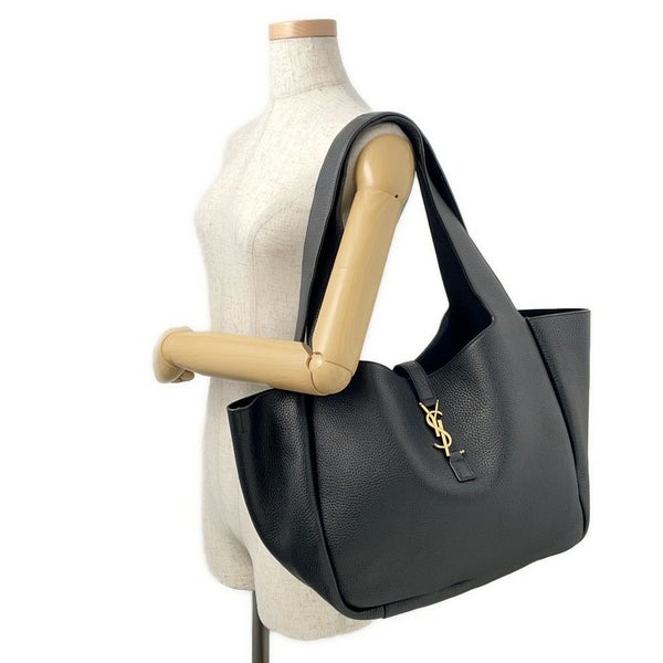 サンローランパリ トートバッグ LE 5 A 7 BEA ル・サンカセット ベア 763435 SAINT LAURENT PARIS 黒