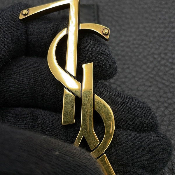 サンローランパリ トートバッグ LE 5 A 7 BEA ル・サンカセット ベア 763435 SAINT LAURENT PARIS 黒