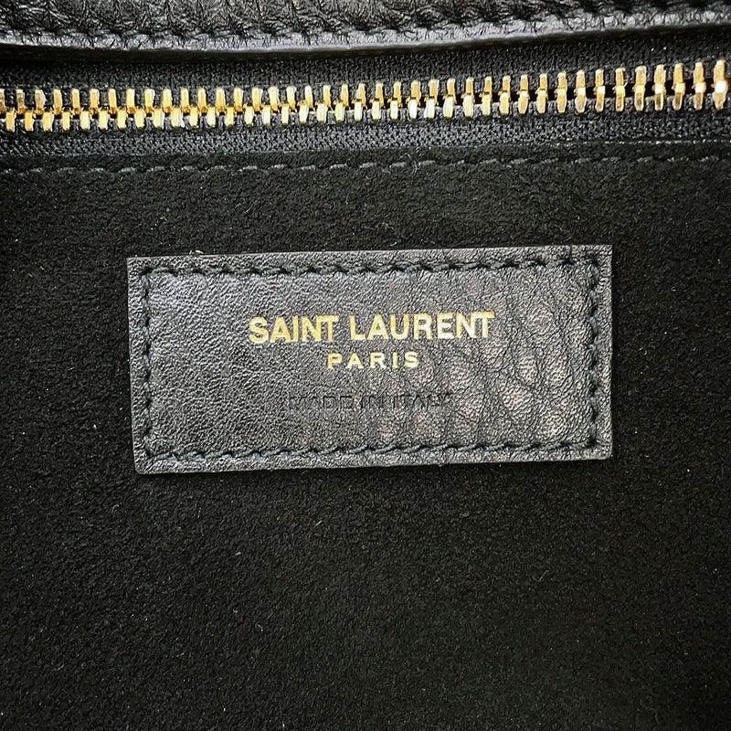 サンローランパリ トートバッグ LE 5 A 7 BEA ル・サンカセット ベア 763435 SAINT LAURENT PARIS 黒