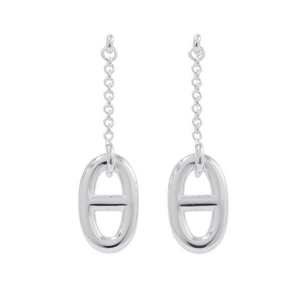 エルメス ピアス シェーヌダンクル ファランドール ピアス MM Earrings SV925シルバー HERMES ジュエリー