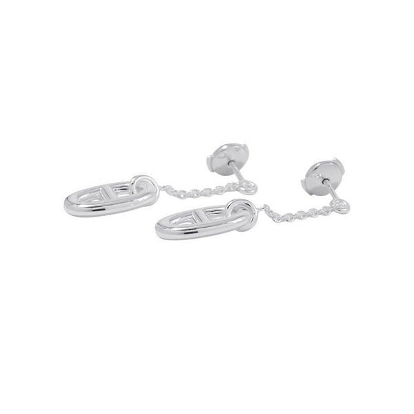エルメス ピアス シェーヌダンクル ファランドール ピアス MM Earrings SV925シルバー HERMES ジュエリー