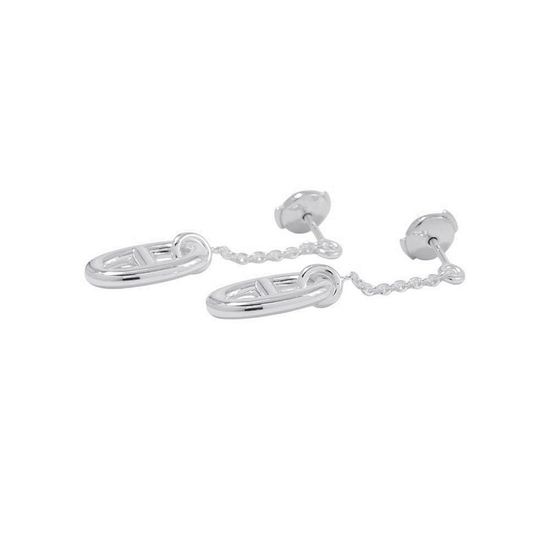 エルメス ピアス シェーヌダンクル ファランドール ピアス MM Earrings SV925シルバー HERMES ジュエリー