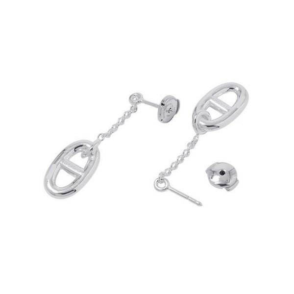 エルメス ピアス シェーヌダンクル ファランドール ピアス MM Earrings SV925シルバー HERMES ジュエリー