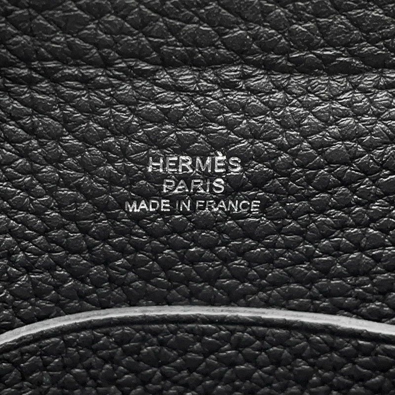 エルメス ショルダーバッグ ヴィドポッシュ ブラック/シルバー金具 トゴ K刻印 黒