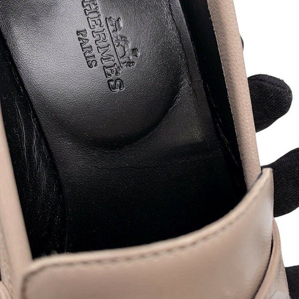 エルメス モカシン パリ レザー レディースサイズ36 1/2 HERMES 靴 ローファー