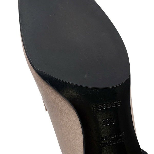 エルメス モカシン パリ レザー レディースサイズ36 1/2 HERMES 靴 ローファー